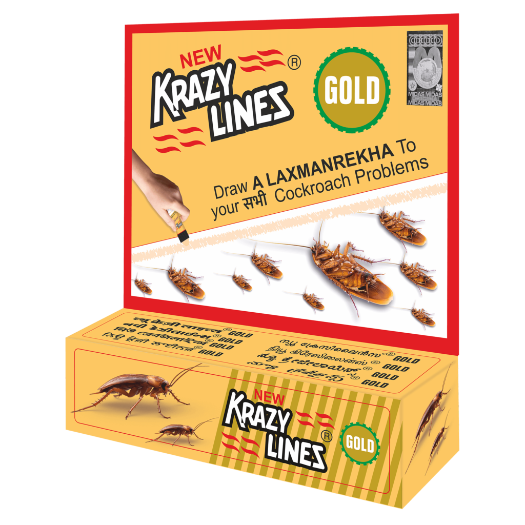 New Krazy Lines Gold for killing cockroach